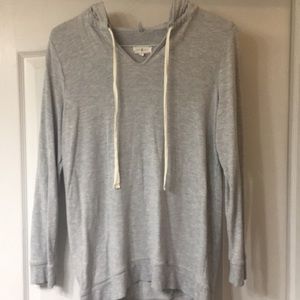 Lou & Grey Supersoft V-neck Hoodie